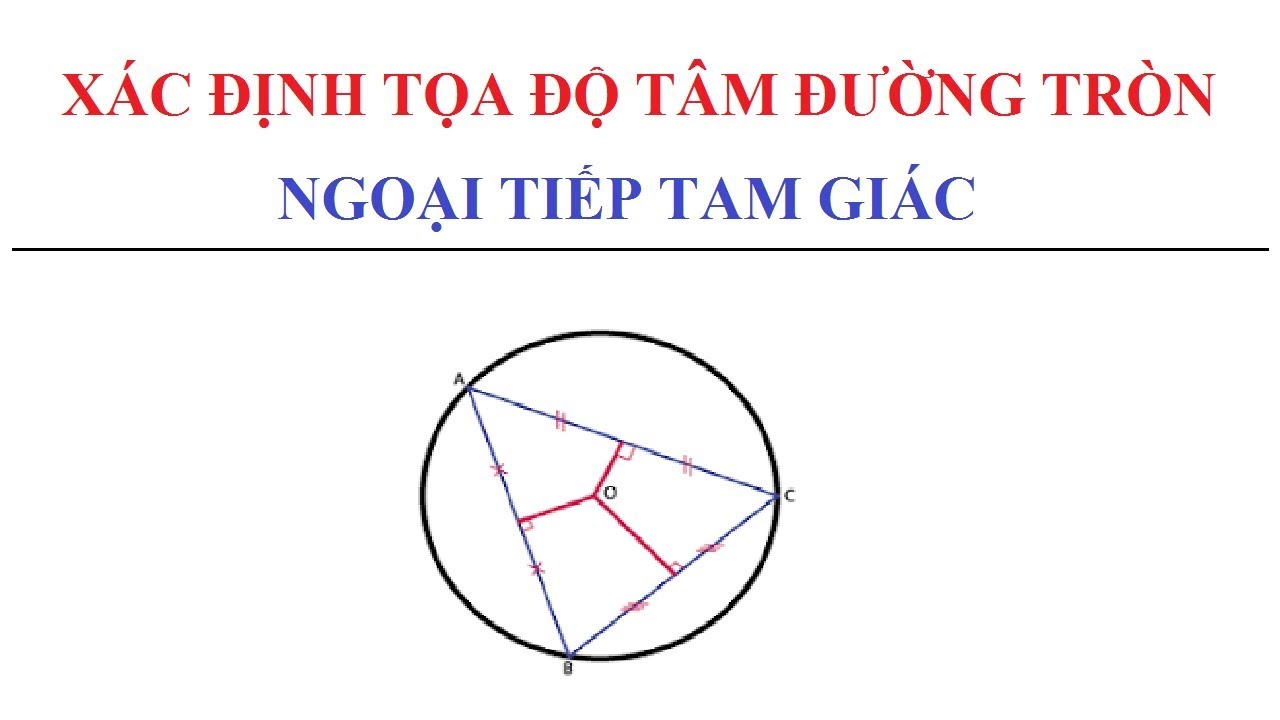 tâm đường tròn ngoại tiếp tam giác