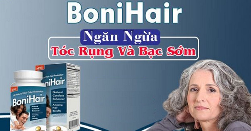 Bonihair trị triệu chứng rụng tóc
