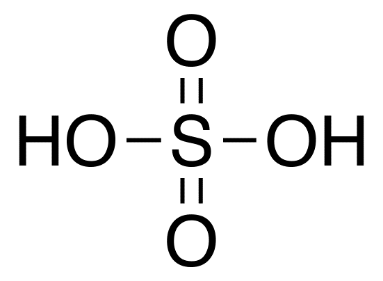 Công thức axit sulfuric