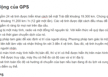 Nguyên lý hoạt động của GPS chi tiết nhất