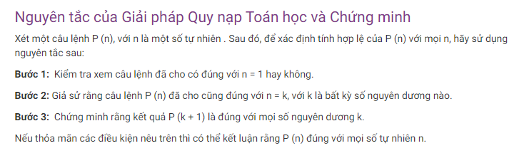 Quy nạp toán học được áp dụng như thế nào trong việc chứng minh các mệnh đề toán học?
