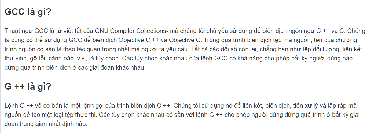 Làm thế nào để sử dụng GCC để compile và build ứng dụng trên Linux?